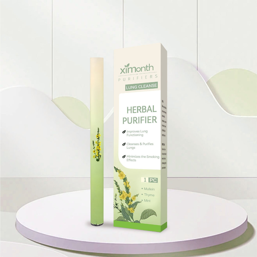 Herbal Diffuser Pen(300 Uses) - 0.4"*4.6"Lightweight Design, with Extracts of Mullein, Thyme and Mint, Enhances Breathing Experience, for Frequent Exposure to Hazardous Substances