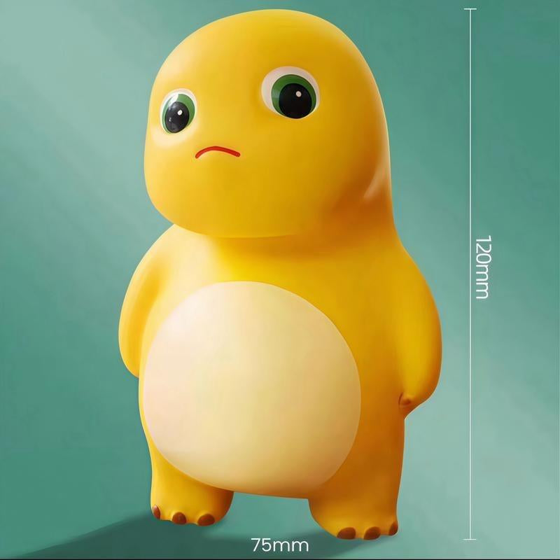 Cute Yellow Mini Dragon Stress Toy – Soft Squishy Dinosaur Squeeze Toy, Slow Rebound Fidget for Anxiety Relief & Fun Gift for Kids and Friends
