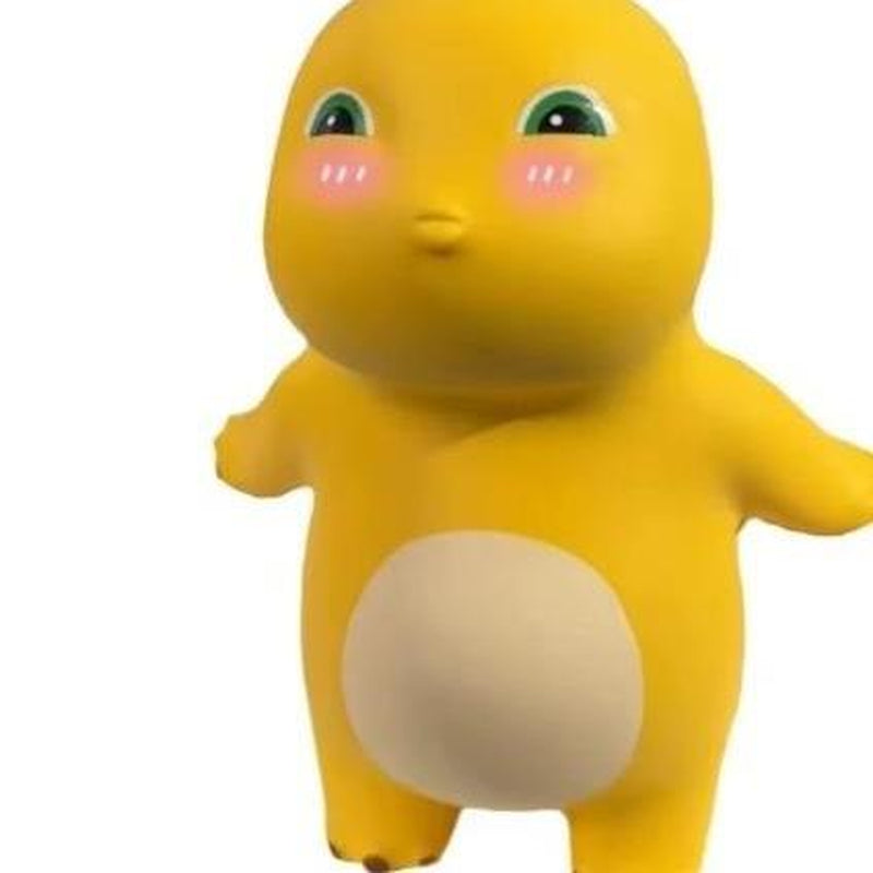 Cute Yellow Mini Dragon Stress Toy – Soft Squishy Dinosaur Squeeze Toy, Slow Rebound Fidget for Anxiety Relief & Fun Gift for Kids and Friends