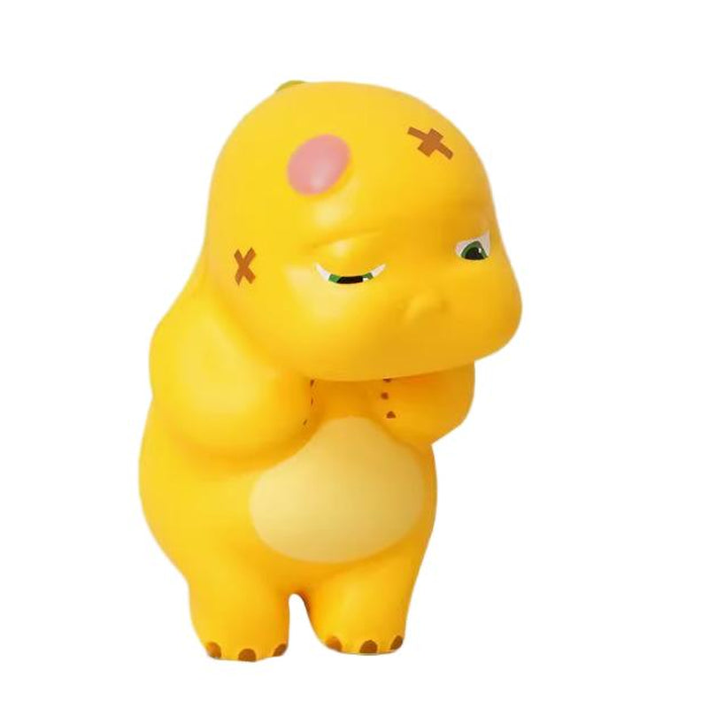 Cute Yellow Mini Dragon Stress Toy – Soft Squishy Dinosaur Squeeze Toy, Slow Rebound Fidget for Anxiety Relief & Fun Gift for Kids and Friends